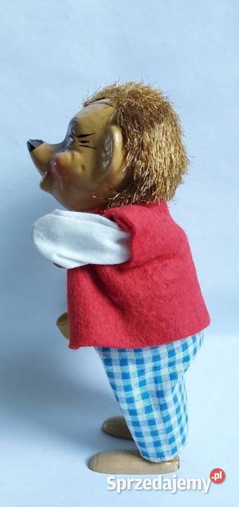 Figurka vintage jeż Mecki Błotno