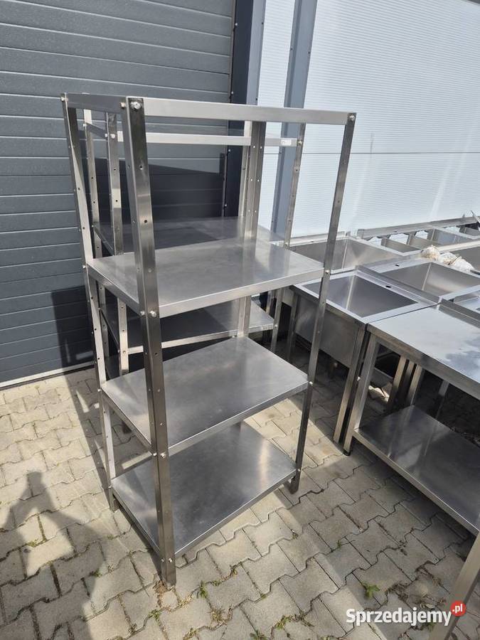 Regał Gastronomiczny Stal Nierdzewna Regulowane Ostrów Wielkopolski