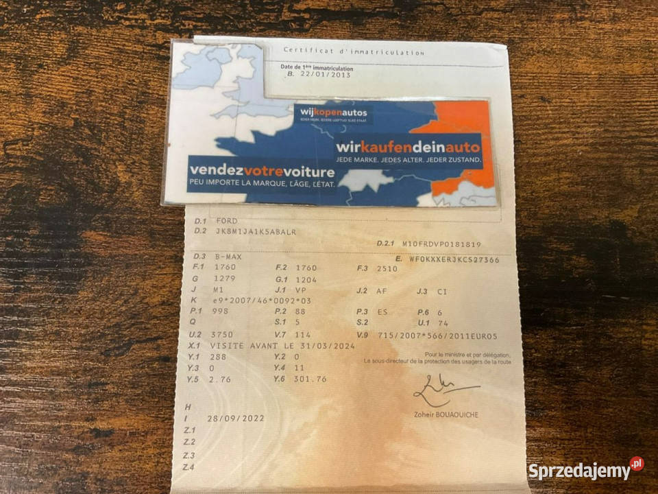 Ford B Titanium klimatronik czujniki hak wspomaganie kierownicy Wejherowo