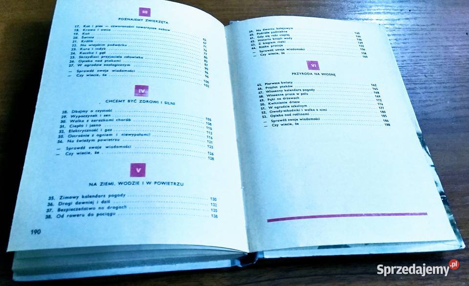 Świat wokół nas wiadomości o przyrodzie klasy