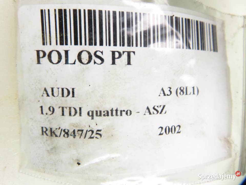 PÓŁOŚ PRAWA TYLNA AUDI A3 8L 19 TDI quattro