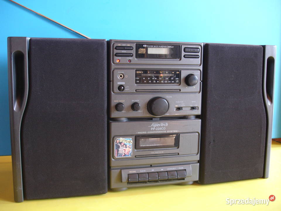 Radiomagnetofon z CD SUPERTECH PP228CD