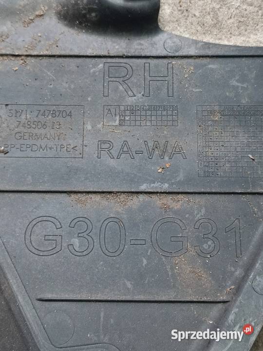 BMW 5 g30 nadkola przodu nadkola