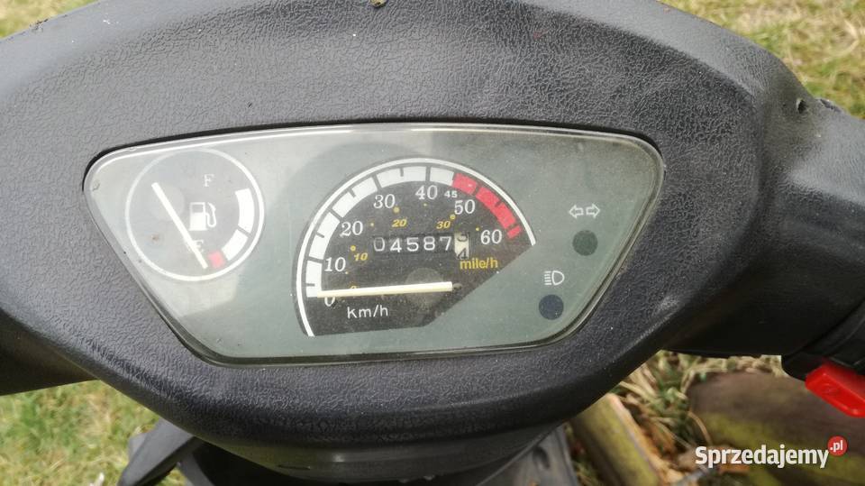 Skuter 80cc Do poskładania srebrny Szczerców sprzedam