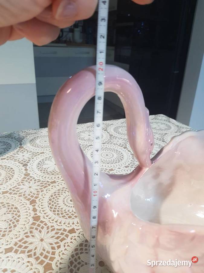 Łabędź z porcelany wielkopolskie Wola Podłężna sprzedam