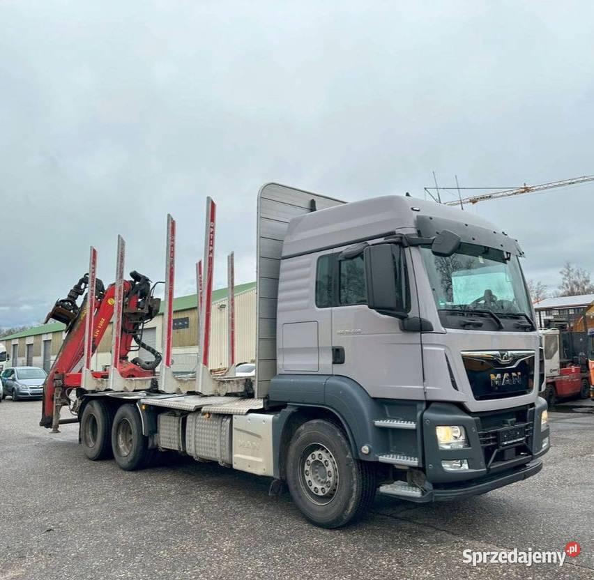 Man TGX 6x4 podłoga klonice dzwig do drewna do Warszawa