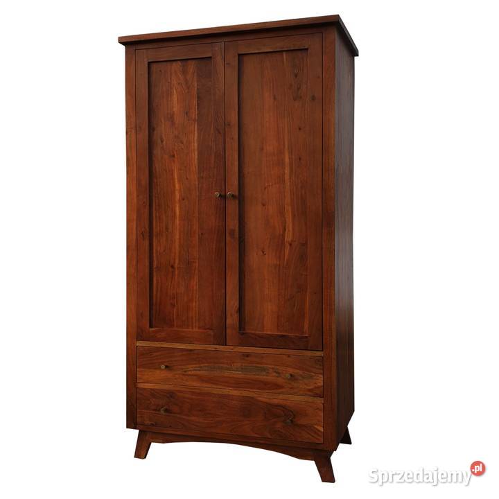 Szafa drewniana BONN 100 z szufladami z akacji 55cm