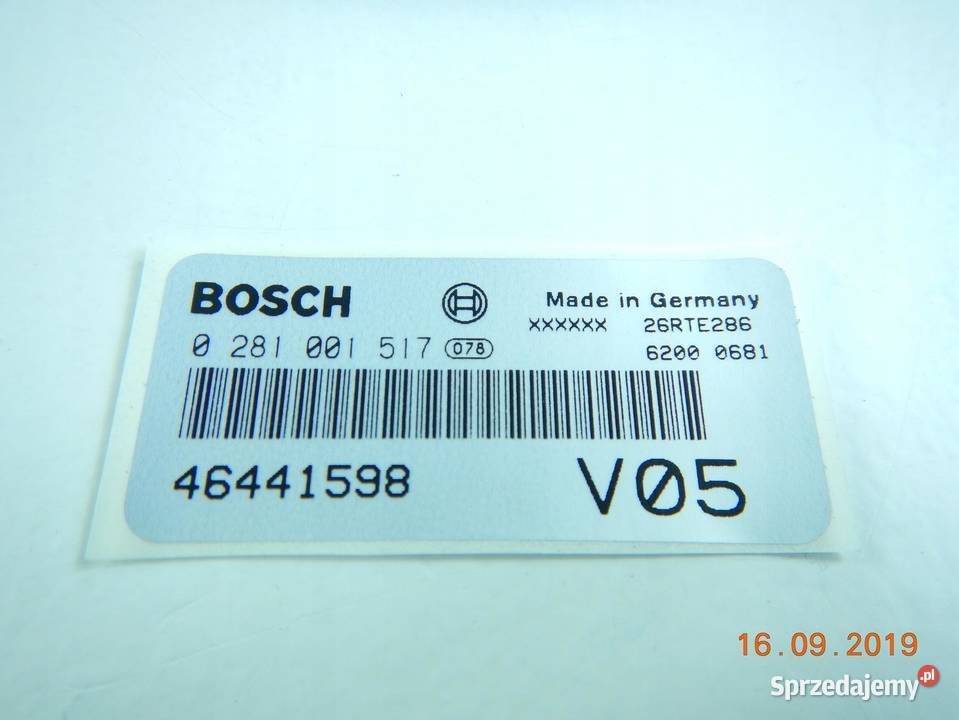 KOMPUTER SILNIKA FIAT MAREA 9699 24 TD ASO Komputery