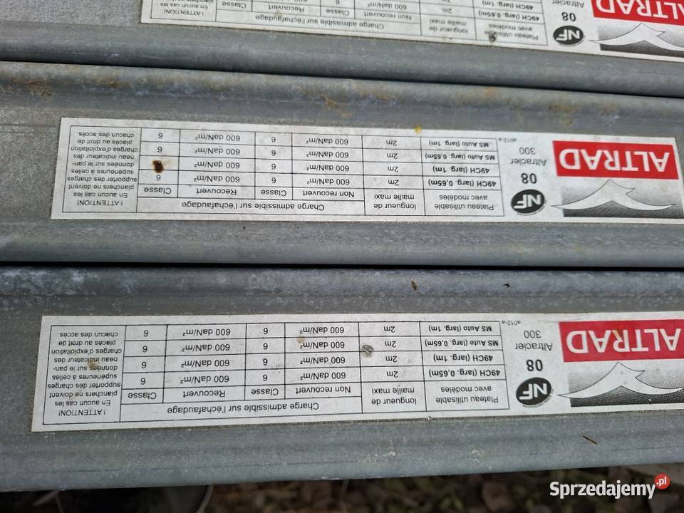 Podest stalowy na Orygiel Altrad 300250200 Nysa