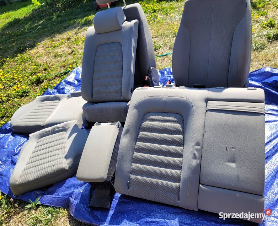 Vw Passat b6 kombi komplet foteli siedzeń boczki Fotele i kanapy Chełm sprzedam