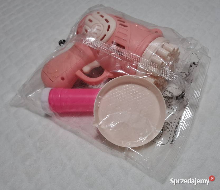 Pistolet do baniek mydlanych bubble gun