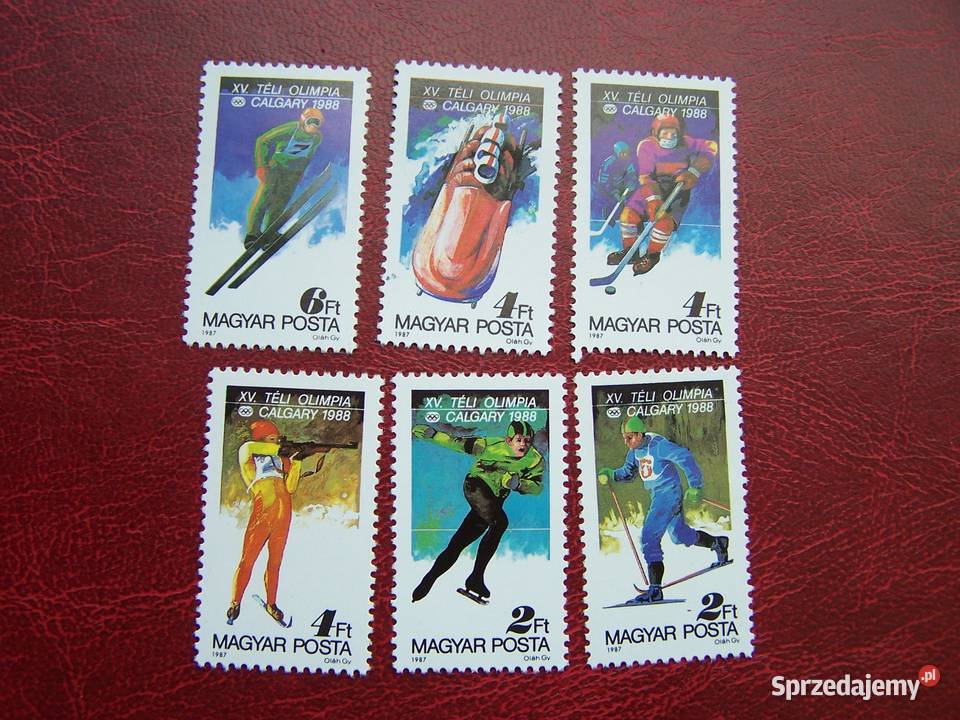 Węgry 1988 MNH Mi 392934 Sport Olimpiada Calgary Tychy