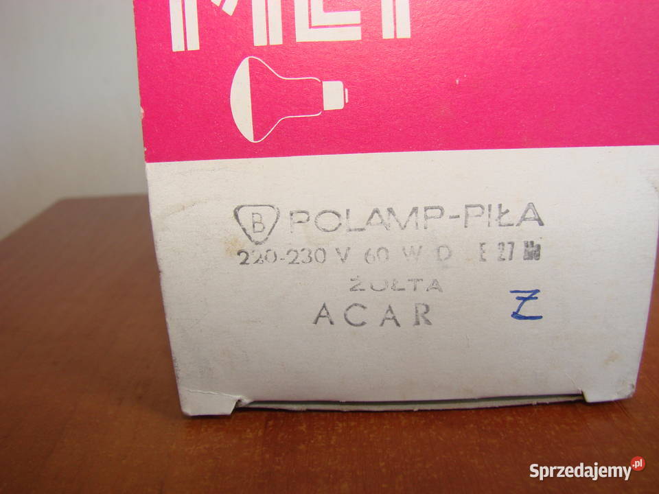 PolampPiła żarówka żółta ACAR Pruszcz Gdański