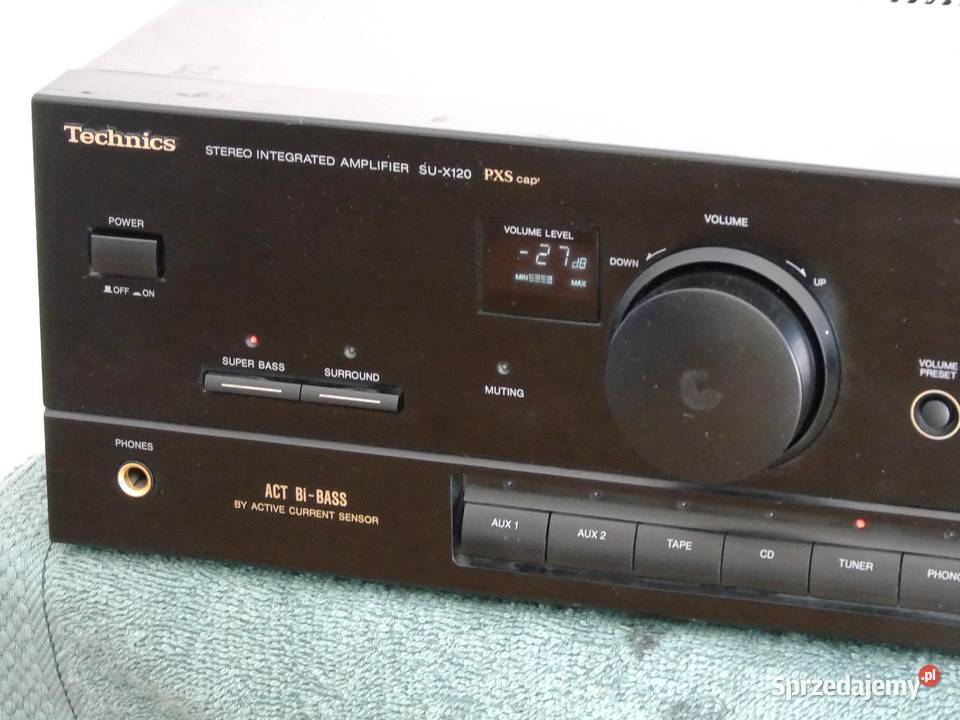 Wzmacniacz stereo Technics SUX120 mocny sprawny Wzmacniacze i pokrewne Jasło