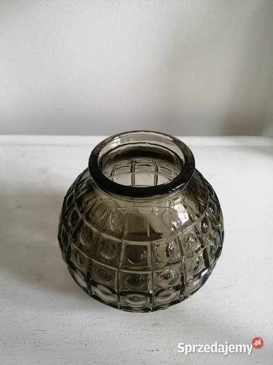 Świeczniki szklane okrągłe małe wazoniki Świeczniki Świeczniki Leszno
