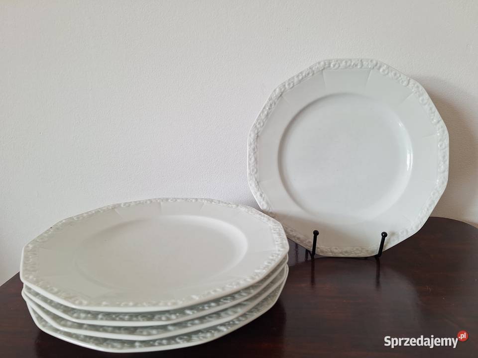 Rosenthal Biała Maria talerz obiadowy płytki 245 biały Gdańsk