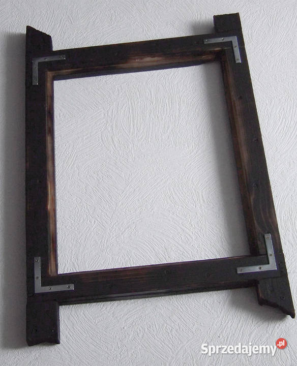 Oryginalna opalona rama zabez w żywicy Wyposażenie wnętrz Sandomierz