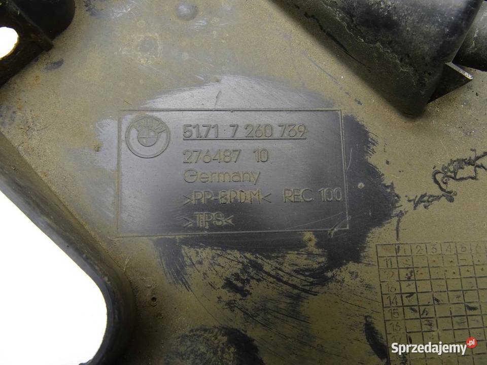 OSŁONA DOLNA NADKOLA LEWY PRZÓD 7260739 BMW F30