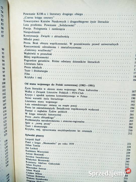 Literatura polska Matuszewski polskie Warszawa