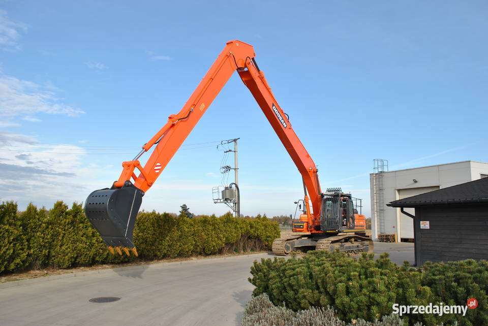 Wysięg Long Reach do maszyn Doosan Komatsu Volvo Koparki małopolskie Targowisko