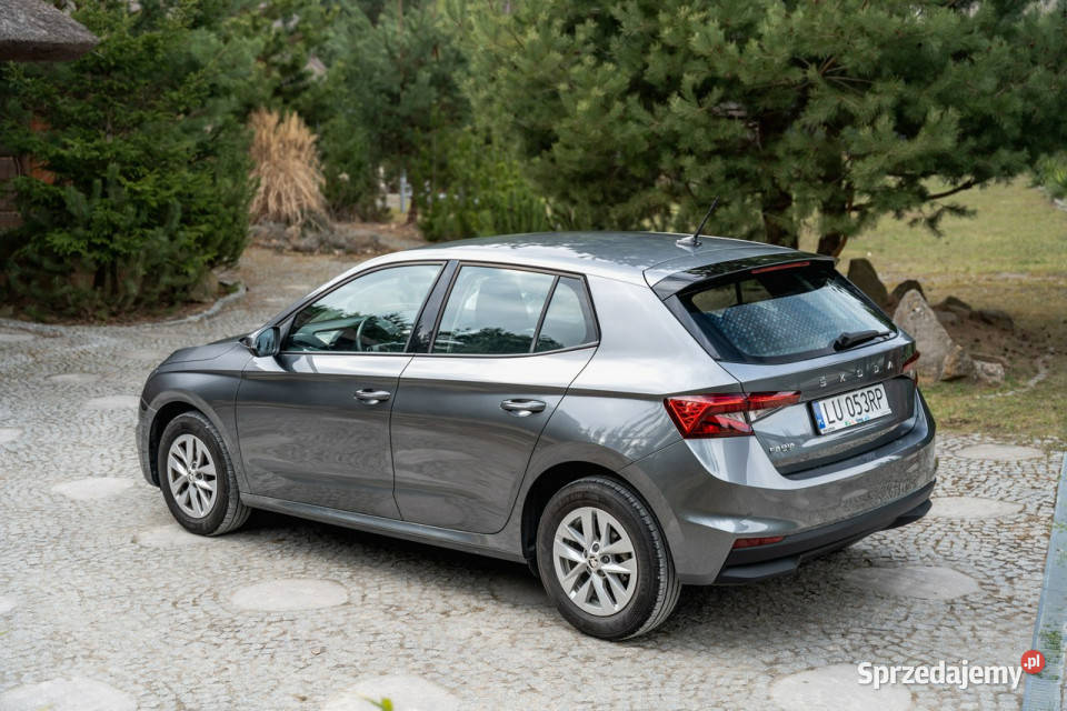 koda Fabia Skoda Fabia IV 10 TSI Ambition Salon szary podkarpackie Ropczyce