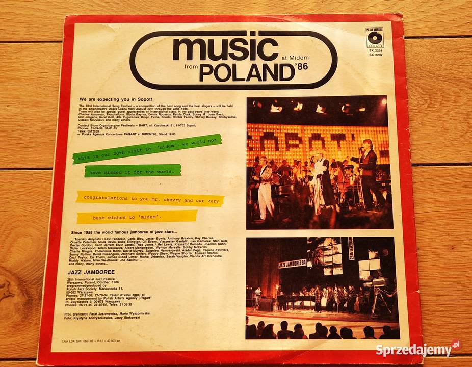 Winyl Midem 86 Music Poland Rarytas Poznań