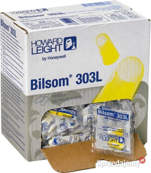 Zatyczki do uszu Bilsom 303L 200 par 1005073 małopolskie Kamionna