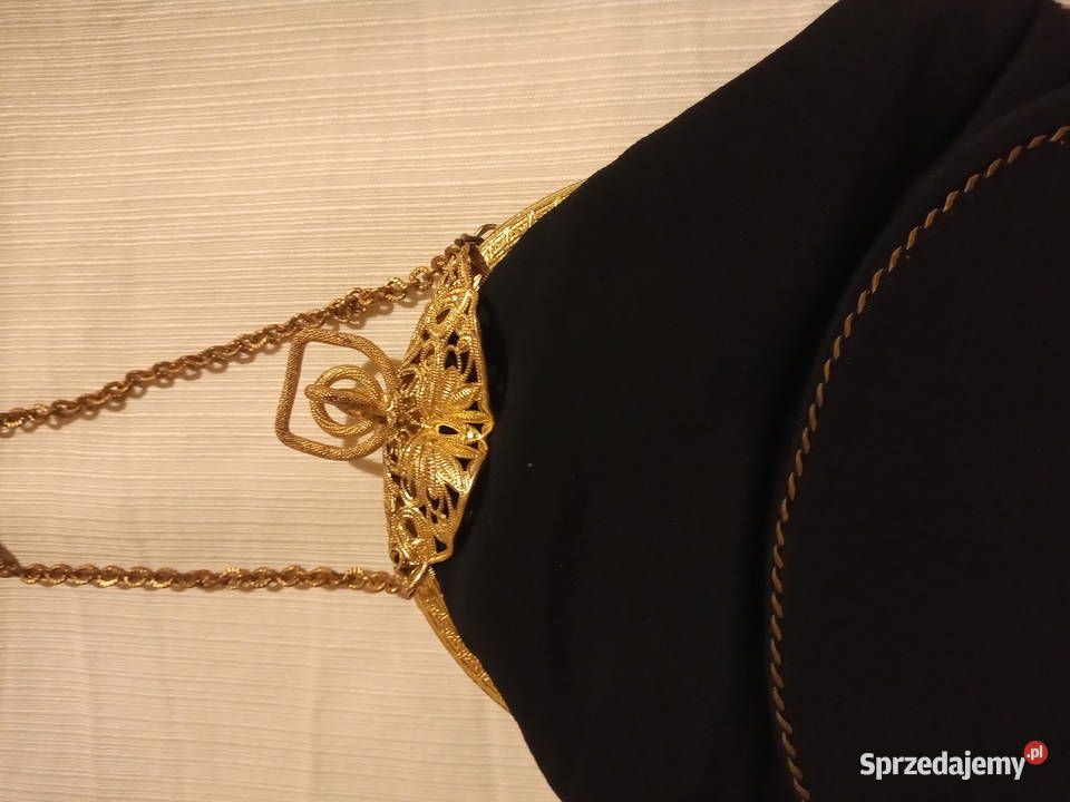 Stara haftowana torebka damska do ręki Żagań sprzedam