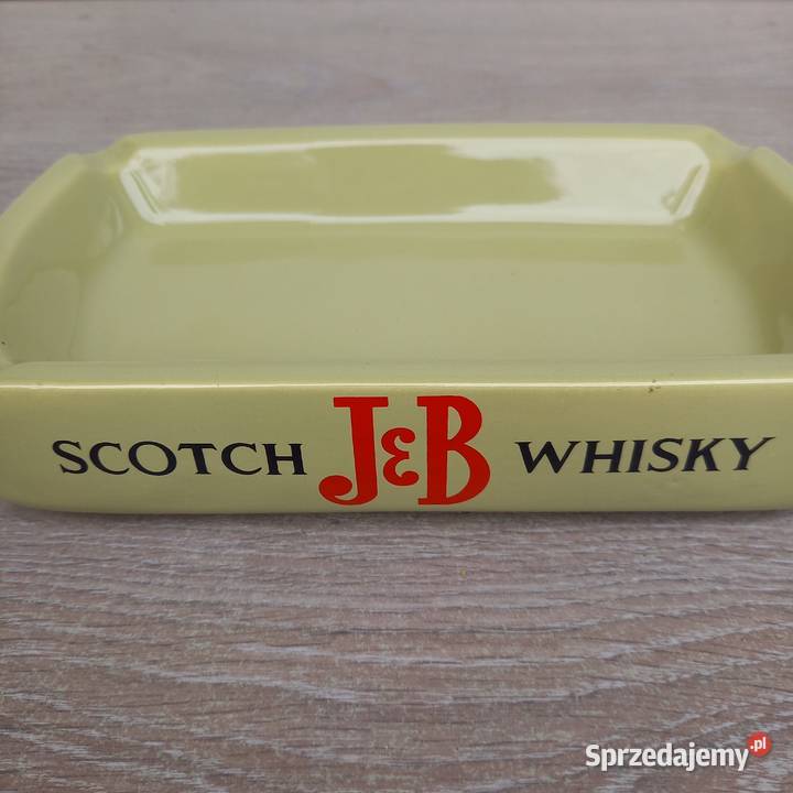 Kolekcjonerska popielniczka szkocka whisky JB Warszawa
