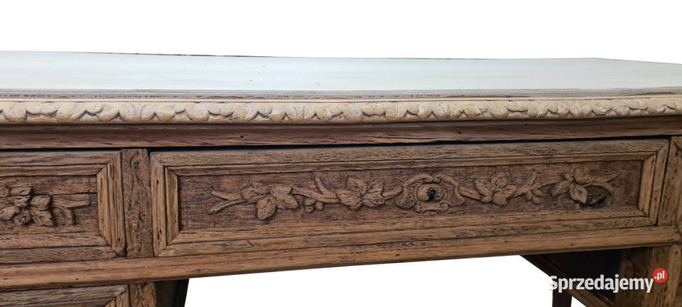 DĘBOWE BIURKO EKLEKTYCZNE zachodniopomorskie Szczecin