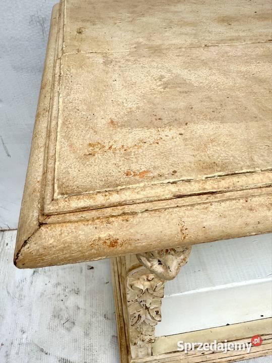 Konsolka vintage shabby chic z dwoma szufladami podkarpackie