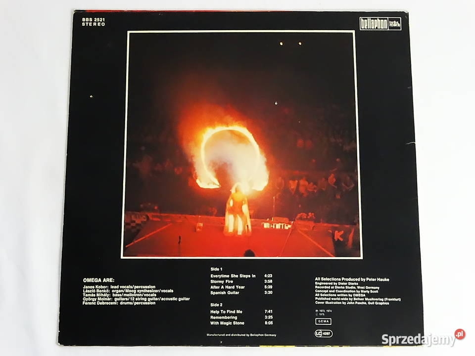 Omega Omega Winyl LP 1973 r Tarnogród