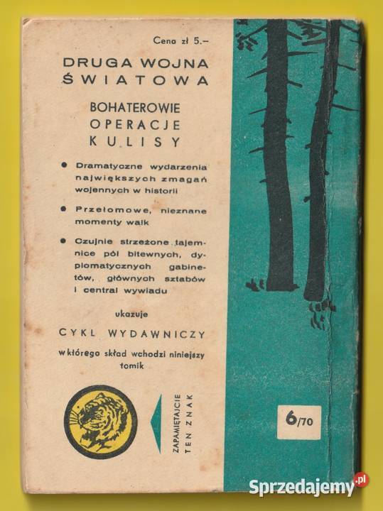 ŻÓŁTY TYGRYS TAJEMNICE MEKLEMBURSKICH LASÓW 1970 Łódź
