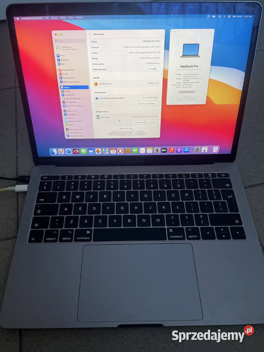 Macbook Pro A1708 2017 i5 8GB 256GB Iris 640 Apple Warszawa