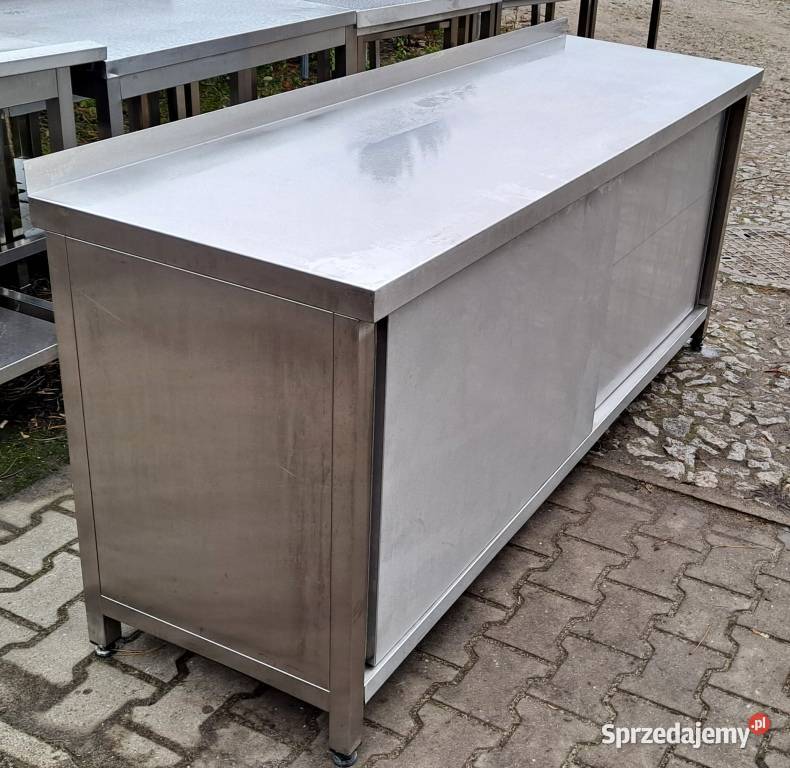 Stół Gastro z Szafką Drzwi Suwane 2006085 M1174 wielkopolskie Nowe Skalmierzyce