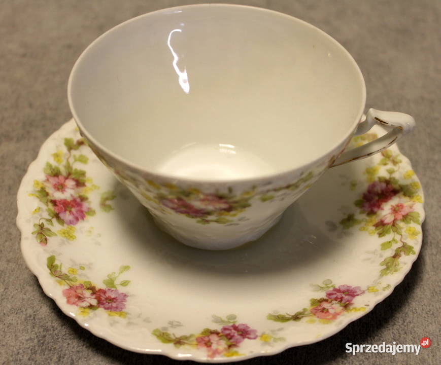 ZEH Scherzer Filiżanka Duet Bavaria 18801910 Porcelana i szkło zachodniopomorskie