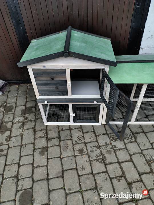 Nowa klatka z wybiegiem królika Brzezna sprzedam