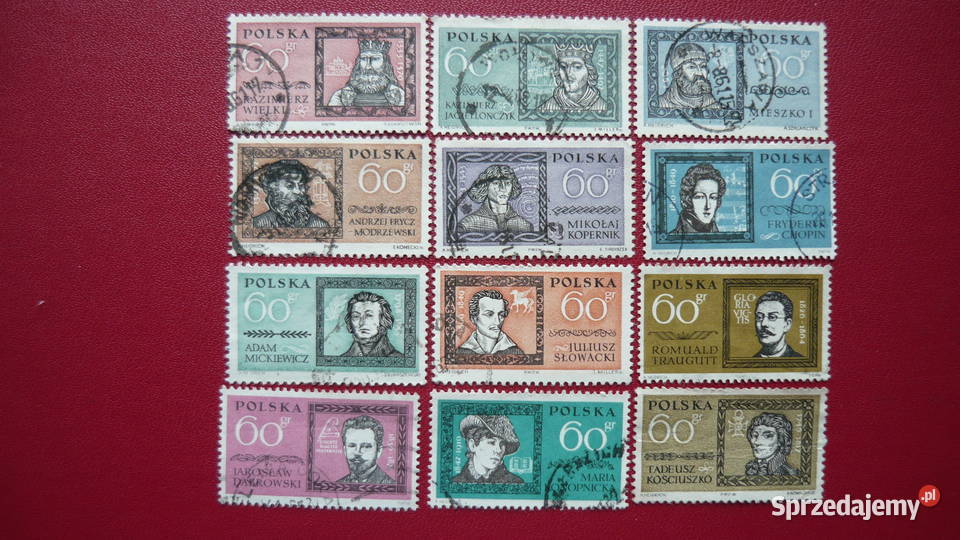 Znaczki Wielcy Polacy Filatelistyka