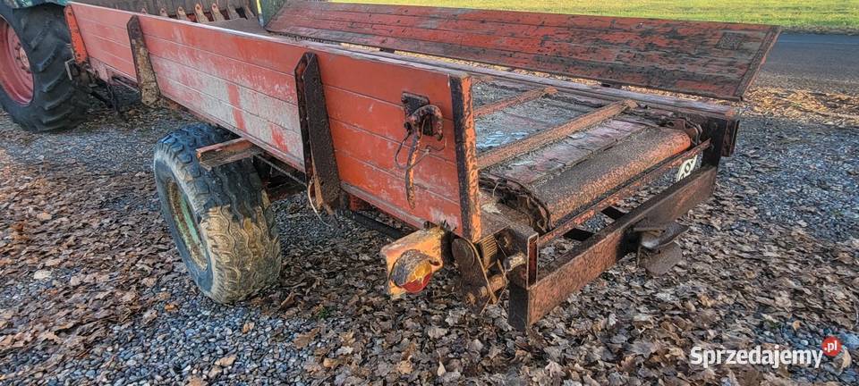 Przyczepa 1osiowa nieuszkodzony Huta Szklana