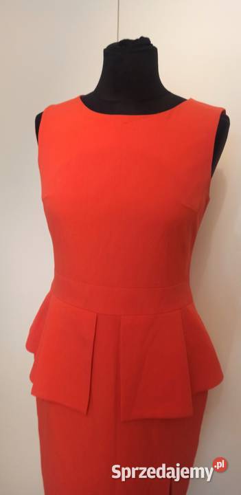 wizytowa sukienka z baskinką śląskie Częstochowa