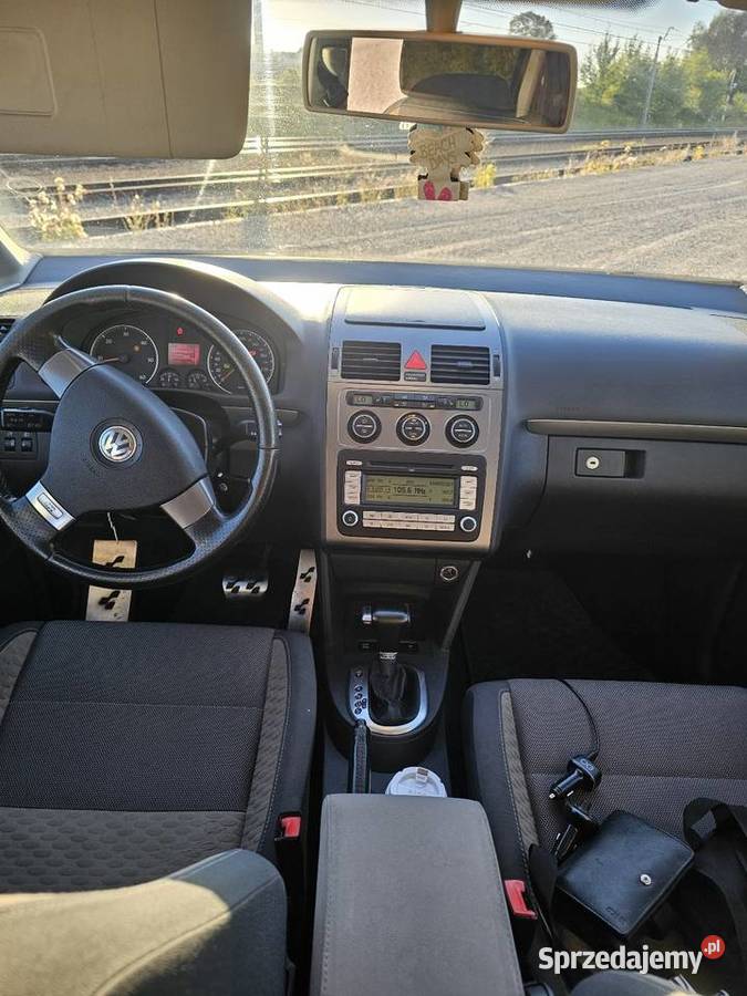 VW TOURAN 2007 DSG 210 srebrny Garwolin