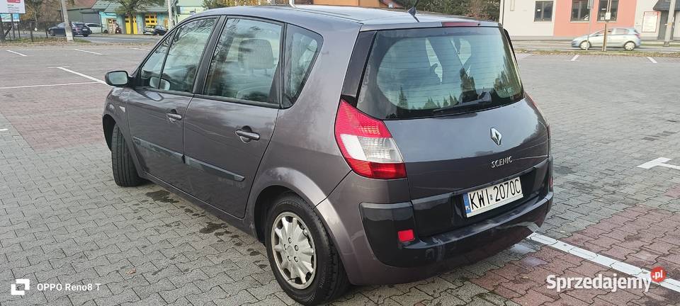 Renault Scenic 16 benzyna z gazem tania jazda nieuszkodzony Scenic Bochnia