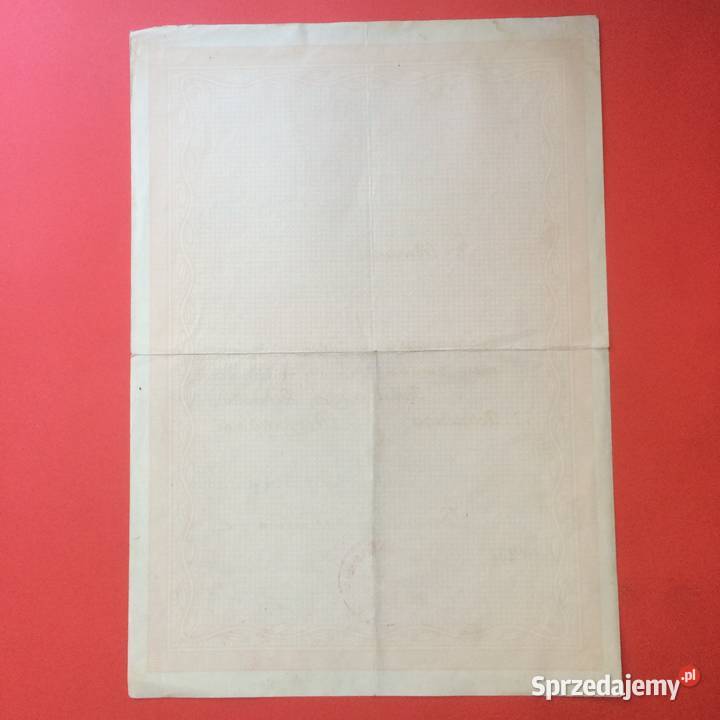 1750 Dyplom Przodownika Nauki I Pracy Społ Szczecin