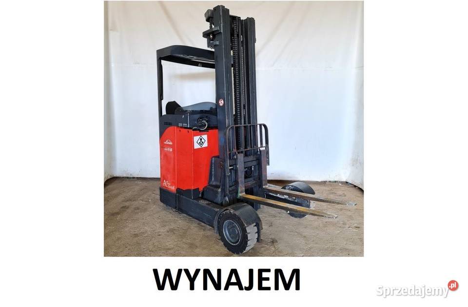 Wynajem wózek czołowy reachtruck boczny Linde Wózki widłowe Teresin