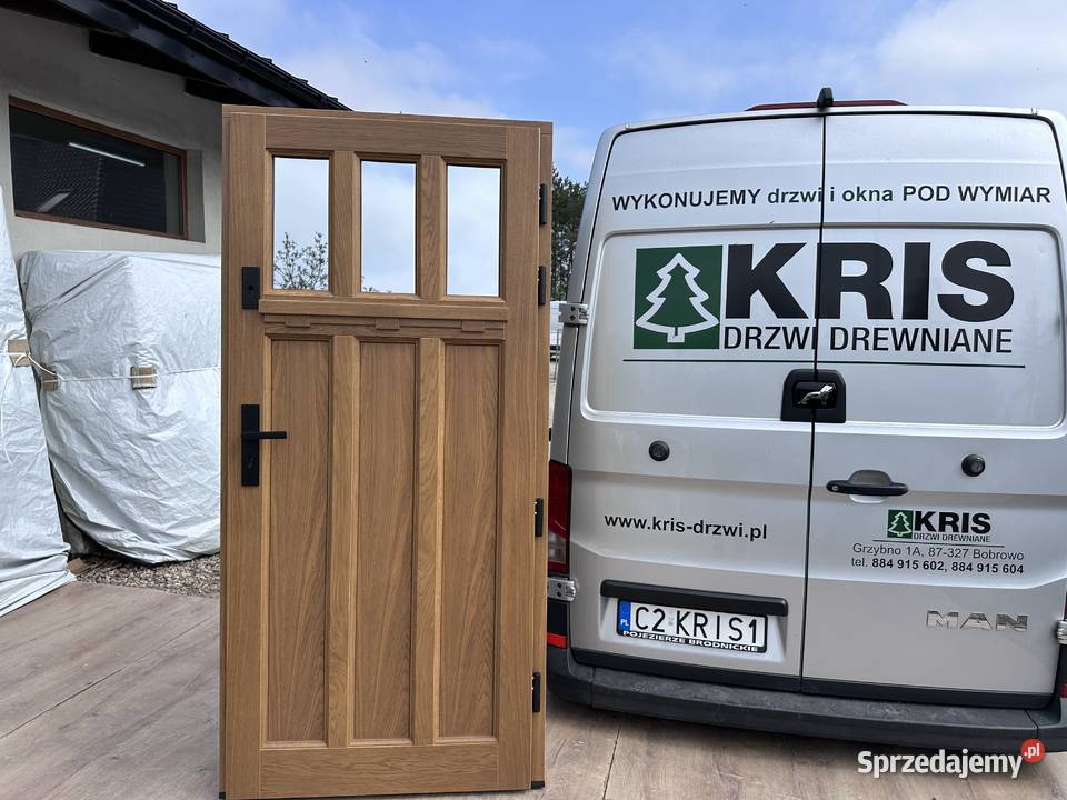 drzwi zewnetrzne WINCHESTER ręki LEWE drewniane Wejsuny sprzedam