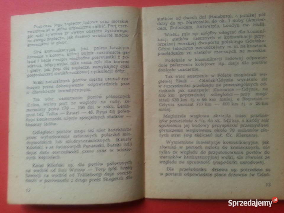 409 Znaczenie Portów Bałtyckich Polski Szczecin sprzedam