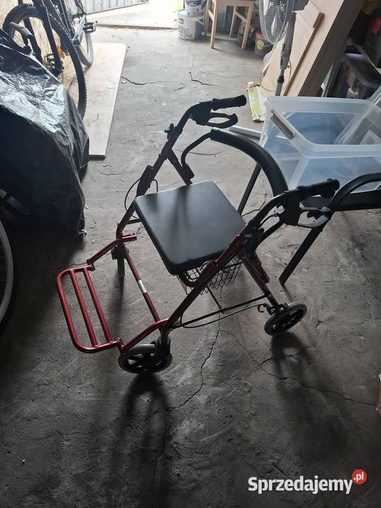 Wózek inwalidzki chodzikbalkonik zestaw stan Góra Kalwaria sprzedam
