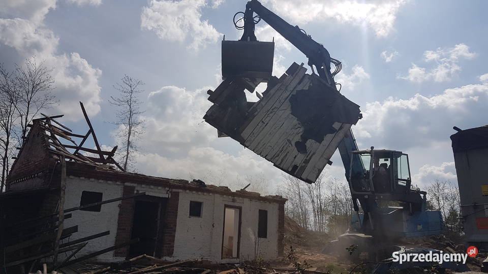 Rozbiorki wyburzenia budynkow domow rozbiorka usługi budowlane
