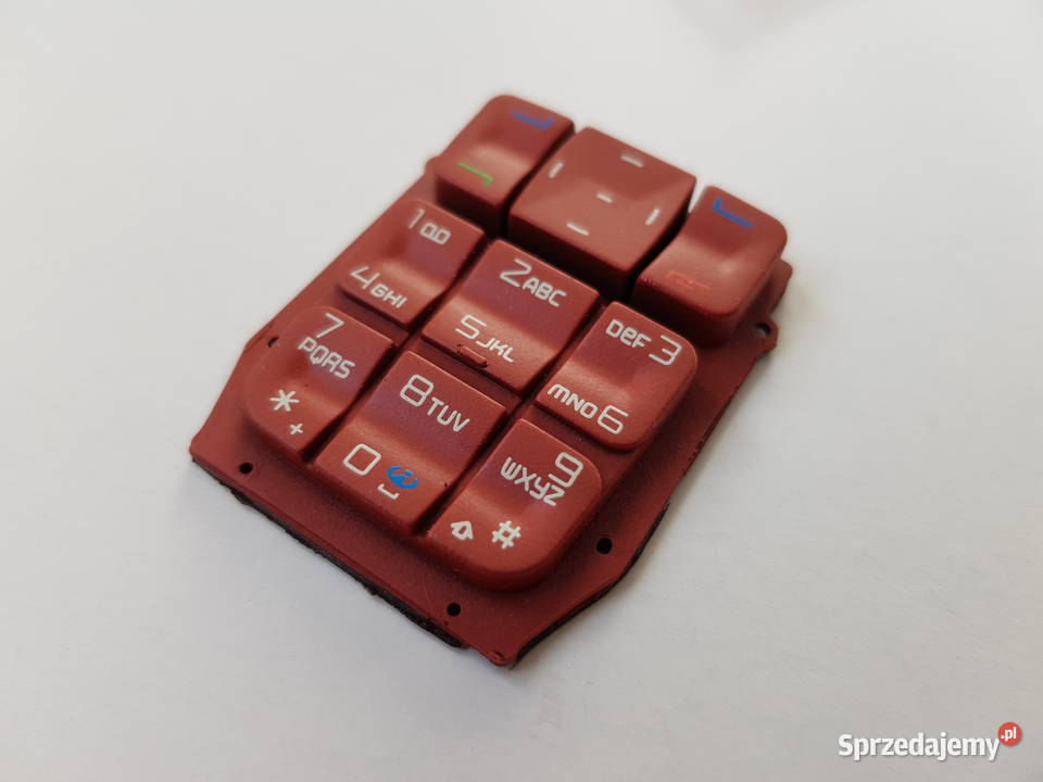 Klawiatura Klawisze Nokia 3220 czerwona NOWE Pozostałe Elektronika Leszno