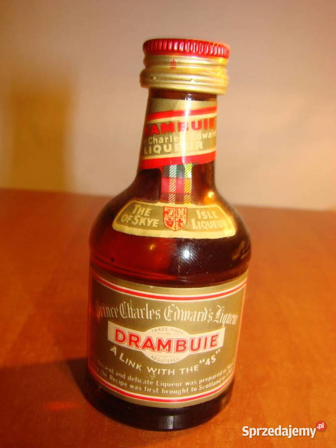 Drambuie miniaturowa butelka likieru Pruszcz Gdański